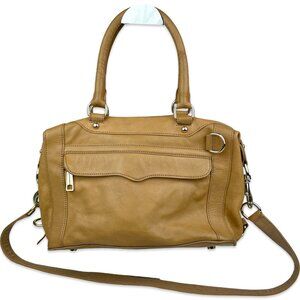 Rebecca Minkoff Tan Leather Satchel Crossbody Bag